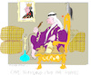 Cartoon: King in Exile (small) by gungor tagged spain