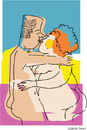 Cartoon: Kiss (small) by gungor tagged pair