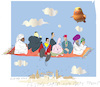 Cartoon: Magic Carpet (small) by gungor tagged magic