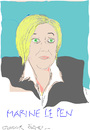 Cartoon: Marine Le Pen-2 (small) by gungor tagged france