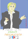Cartoon: Marine Le Pen (small) by gungor tagged france