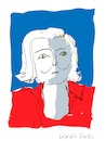 Cartoon: Marine Le Pen (small) by gungor tagged france