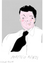 Cartoon: Matteo Renzi 2 (small) by gungor tagged italy