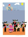 Cartoon: Mexican wall (small) by gungor tagged usa