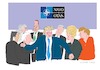 Cartoon: Nato Summit (small) by gungor tagged europa