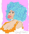 Cartoon: Nicki Minaj (small) by gungor tagged music