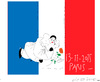 Cartoon: Paris (small) by gungor tagged france