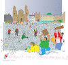 Cartoon: Plastic Odyssey (small) by gungor tagged bogota,square,with,waste