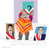 Cartoon: Politic at Machu Picchu (small) by gungor tagged peru