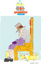 Cartoon: Queen E-II (small) by gungor tagged england