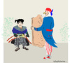 Cartoon: Samurai (small) by gungor tagged japan