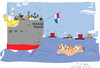 Cartoon: Ship (small) by gungor tagged panama