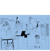 Cartoon: Sketching by Gungor (small) by gungor tagged sketching,by,gungor