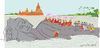 Cartoon: Thai flood (small) by gungor tagged thailand