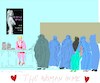 Cartoon: The book and Afghan Women (small) by gungor tagged britney,new,book