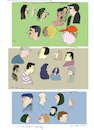 Cartoon: The Faces (small) by gungor tagged australia