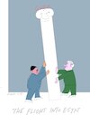 Cartoon: The flight into Egypt (small) by gungor tagged the,flight,into,egypt,2023