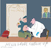 Cartoon: Two guys are at night shift (small) by gungor tagged after,opening,code,of,safe