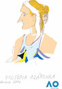 Cartoon: Victoria Azarenka (small) by gungor tagged tennis,player