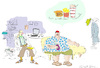 Cartoon: Worry-6 (small) by gungor tagged food