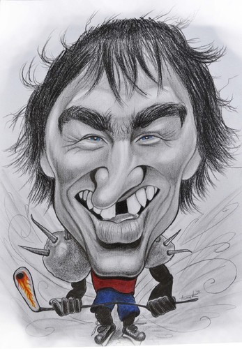 Cartoon: Alexander Ovechkin (medium) by Tomek tagged ovechkin