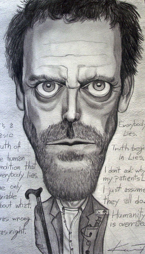 Cartoon: Dr.house (medium) by Tomek tagged caricature