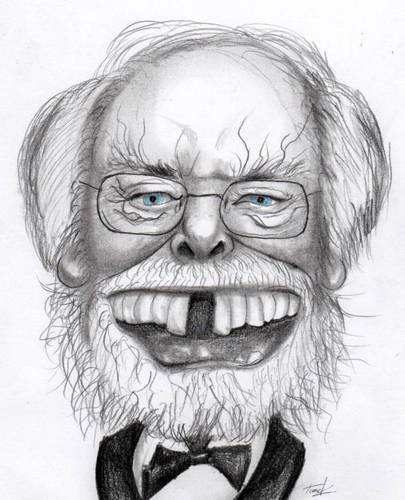 Cartoon: sir Richard (medium) by Tomek tagged sir,richard,attenborough