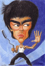 Cartoon: Bruce Lee (small) by Tomek tagged bruce lee