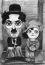 Cartoon: Charlie Chaplin (small) by Tomek tagged comedy