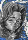 Cartoon: Rory Gallagher (small) by Tomek tagged caricature,rory,gallagher,blues,irish