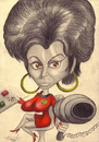 Cartoon: Uhura_Nichelle (small) by Tomek tagged uhura nichelle