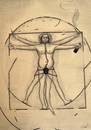 Cartoon: Viceman (small) by Tomek tagged vitruvian man