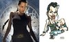 Cartoon: angelina julia (small) by aydinreco tagged angeliba,julia,tom,raider,sin
