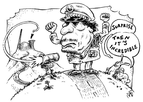 Cartoon: incredible accident (medium) by JP tagged gaddafi,akw,atomkraft