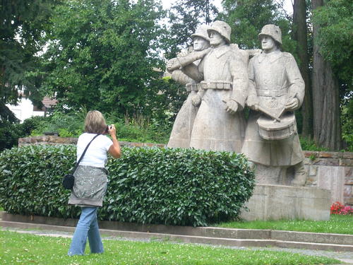 Cartoon: Nazi watching (medium) by freakyfrank tagged photo,foto,nazi,denkmal