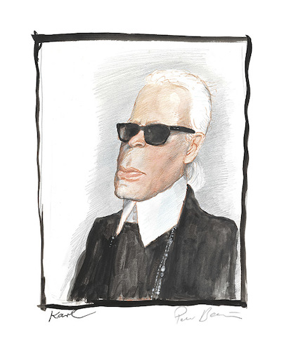 Cartoon: Karl (medium) by Peter Bauer tagged karikatur,karl,lagerfeld