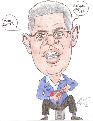 Cartoon: Elias Jagua (medium) by astrocaricaturas tagged venezolanos