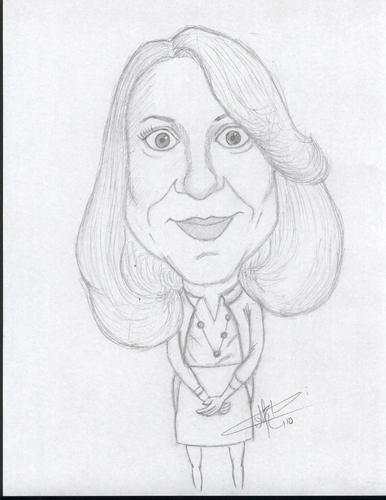 Cartoon: Jayma Mays  _Emma Pillsbury (medium) by astrocaricaturas tagged jayma,mays,emma,pillsbury