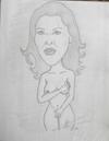 Cartoon: Alicia Machado (small) by astrocaricaturas tagged desnuda