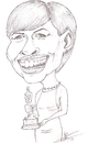 Cartoon: Anna hathaway (small) by astrocaricaturas tagged anna,hathaway