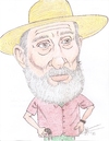 Cartoon: Fidel Castro (small) by astrocaricaturas tagged fidel,castro