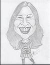 Cartoon: Jenna Ushkowitz Tina Cohen-Chang (small) by astrocaricaturas tagged jenna,ushkowitz,tina,cohen,chang