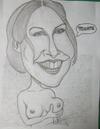 Cartoon: Viviana Gibeli (small) by astrocaricaturas tagged viviana,gibeli,desnuda