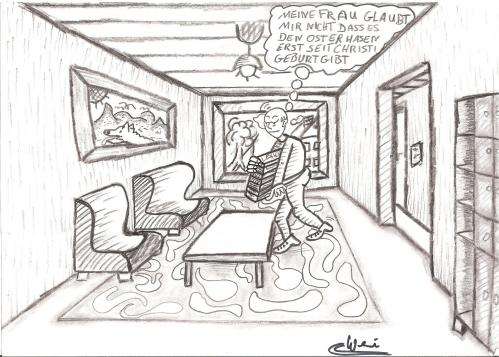 Cartoon: Der Bücherwurm (medium) by Backrounder tagged bücher,wurm