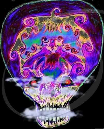 Cartoon: Smoking deadhead (medium) by Backrounder tagged smoke,dead,head