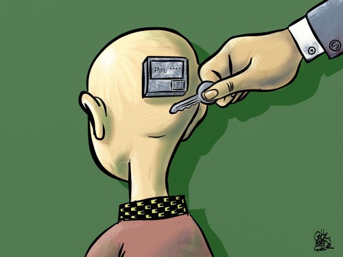 Cartoon: puk (medium) by gereksiztarama tagged education