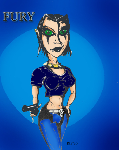 Cartoon: Fury (medium) by RtP tagged sketch,character,cartoon,comics