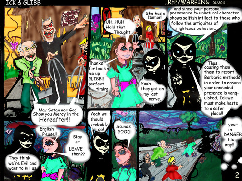 Cartoon: Ick and Glibb (medium) by RtP tagged comedy,religion,death,afterlife