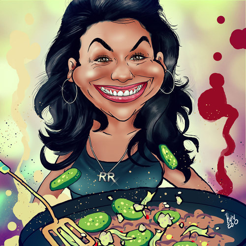 Cartoon: Rachel Ray (medium) by putuebo tagged rachelray