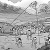 Cartoon: Bali Traditional Game (small) by putuebo tagged bali,game,harvest